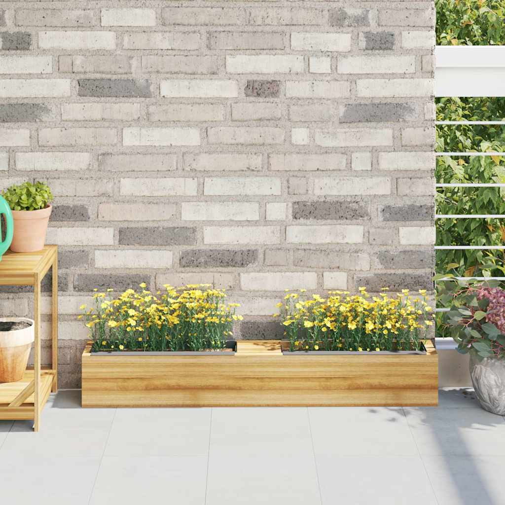 JUNG Vida Pflanzkasten für Europaletten 12 Stk. Grau 36x13,5x9,5 cm PP
