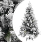 JUNG Vida Weihnachtsbaum mit Zapfen Beschneit 195 cm PVC & PE