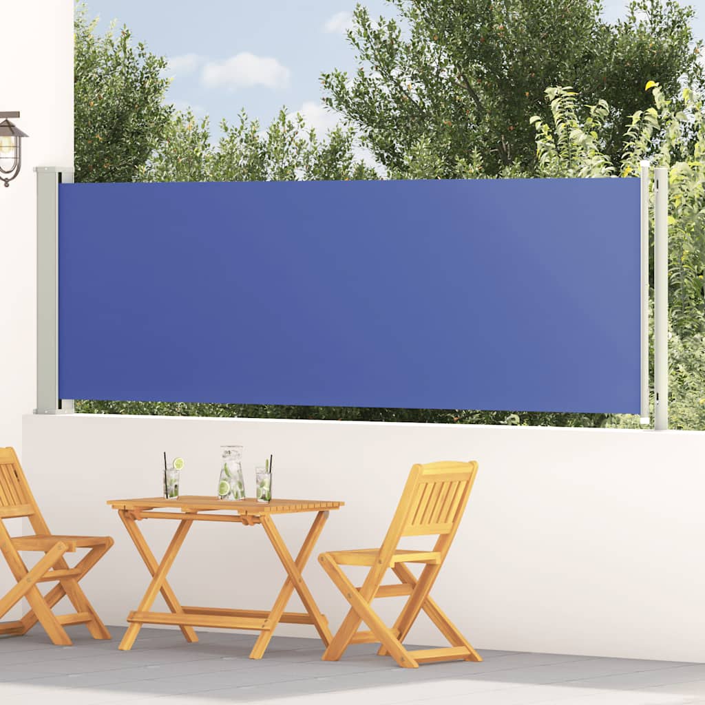 JUNG Vida Seitenmarkise Ausziehbar 117x600 cm Blau