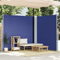JUNG Vida Seitenmarkise Ausziehbar Blau 200x600 cm