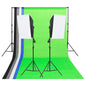 JUNG Vida Fotostudio-Beleuchtung-Set mit Hintergründen und Softboxen