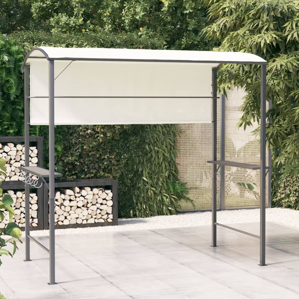 JUNG Vida Pavillon mit Dach 220x110x200 cm Creme