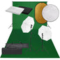 JUNG Vida Fotostudio-Set mit Beleuchtung, Hintergrund und Reflektor