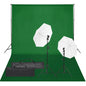 JUNG Vida Fotostudio-Set mit Beleuchtung und Hintergrund