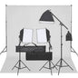 JUNG Vida Fotostudio-Set mit Beleuchtung und Hintergrund