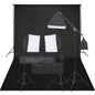 JUNG Vida Fotostudio-Set mit Beleuchtung und Hintergrund