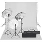 JUNG Vida Fotostudio-Set mit Beleuchtung und Hintergrund