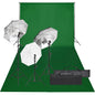 JUNG Vida Fotostudio-Set mit Beleuchtung und Hintergrund