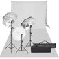 JUNG Vida Fotostudio-Set mit Beleuchtung und Hintergrund