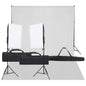 JUNG Vida Fotostudio-Set mit Beleuchtung und Hintergrund