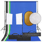 JUNG Vida Fotostudio-Set mit Beleuchtung, Hintergrund und Reflektor