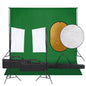 JUNG Vida Fotostudio-Set mit Beleuchtung, Hintergrund und Reflektor