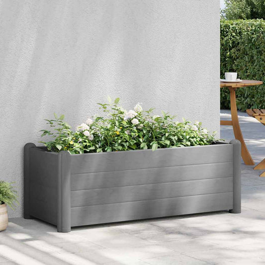 JUNG Vida Garten-Hochbeet PP Steingrau 100x43x35 cm