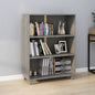 JUNG Vida Bücherschrank HAMAR Hellgrau 85x35x112 cm Massivholz Kiefer