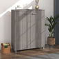 JUNG Vida Schuhschrank HAMAR Hellgrau 85x40x108 cm Massivholz Kiefer