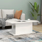 JUNG Vida Couchtisch Hochglanz-Weiß 102x55,5x40 cm Holzwerkstoff
