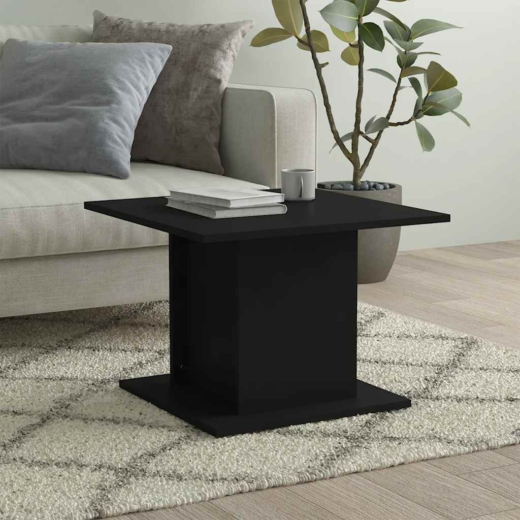 JUNG Vida Couchtisch Schwarz 55,5x55,5x40 cm Holzwerkstoff