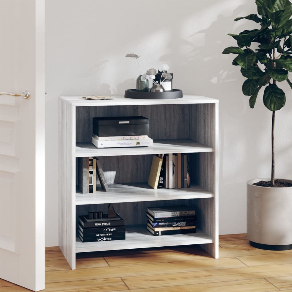 JUNG Vida Sideboard Grau Sonoma 70x40,5x75 cm Holzwerkstoff