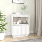 JUNG Vida Sideboard Weiß 60x34x75 cm Massivholz Kiefer