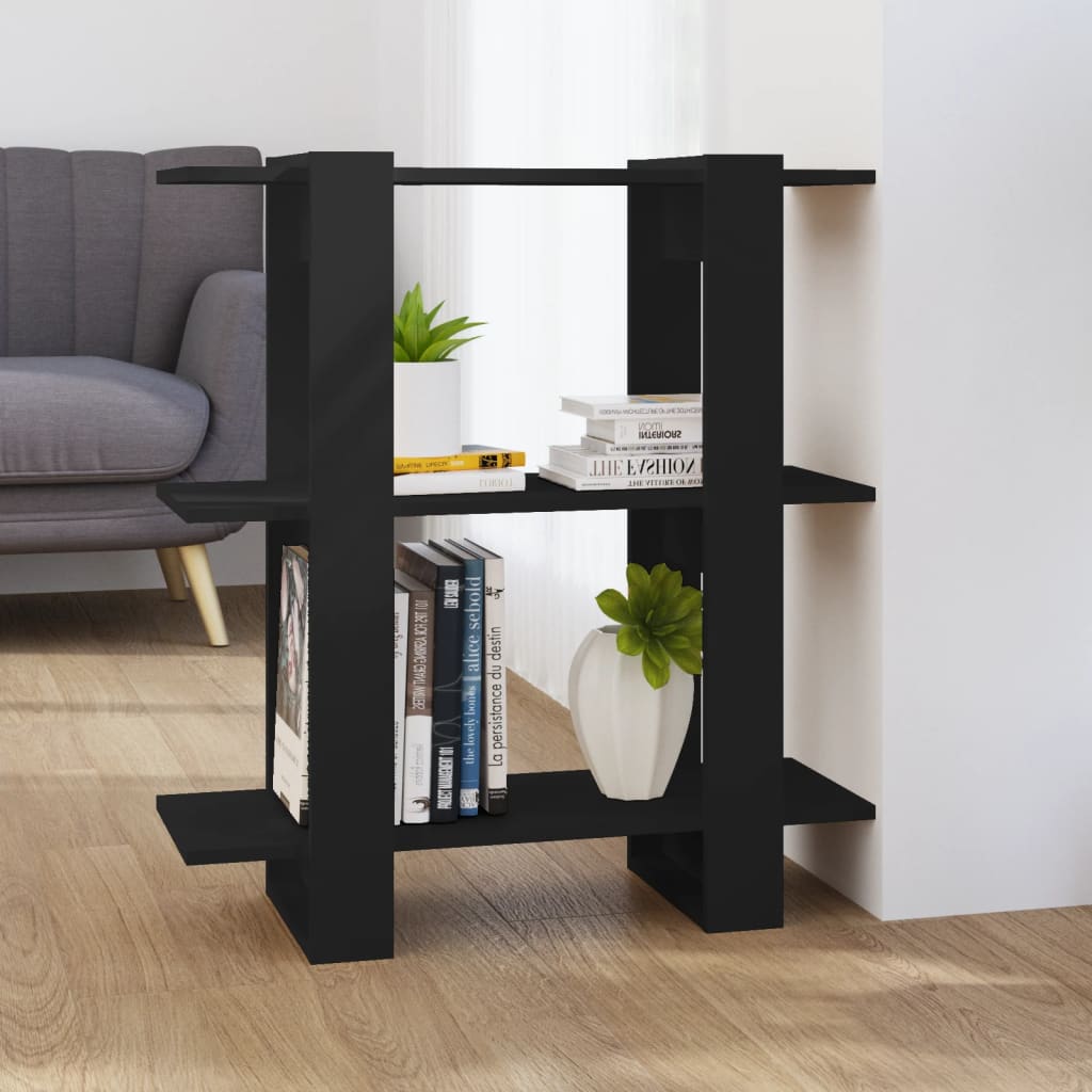 JUNG Vida Bücherregal/Raumteiler Schwarz 80x30x87 cm