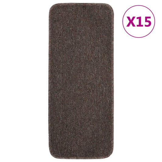 JUNG Vida Antirutsch Stufenmatten 15 Stk. 60x25 cm Braun Rechteckig