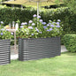 JUNG Vida Hochbeet Verzinkter Stahl 152x40x68 cm Anthrazit
