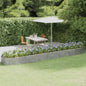 JUNG Vida Hochbeet Verzinkter Stahl 507x100x36 cm Silbern