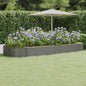 JUNG Vida Hochbeet Verzinkter Stahl 373x140x36 cm Grau