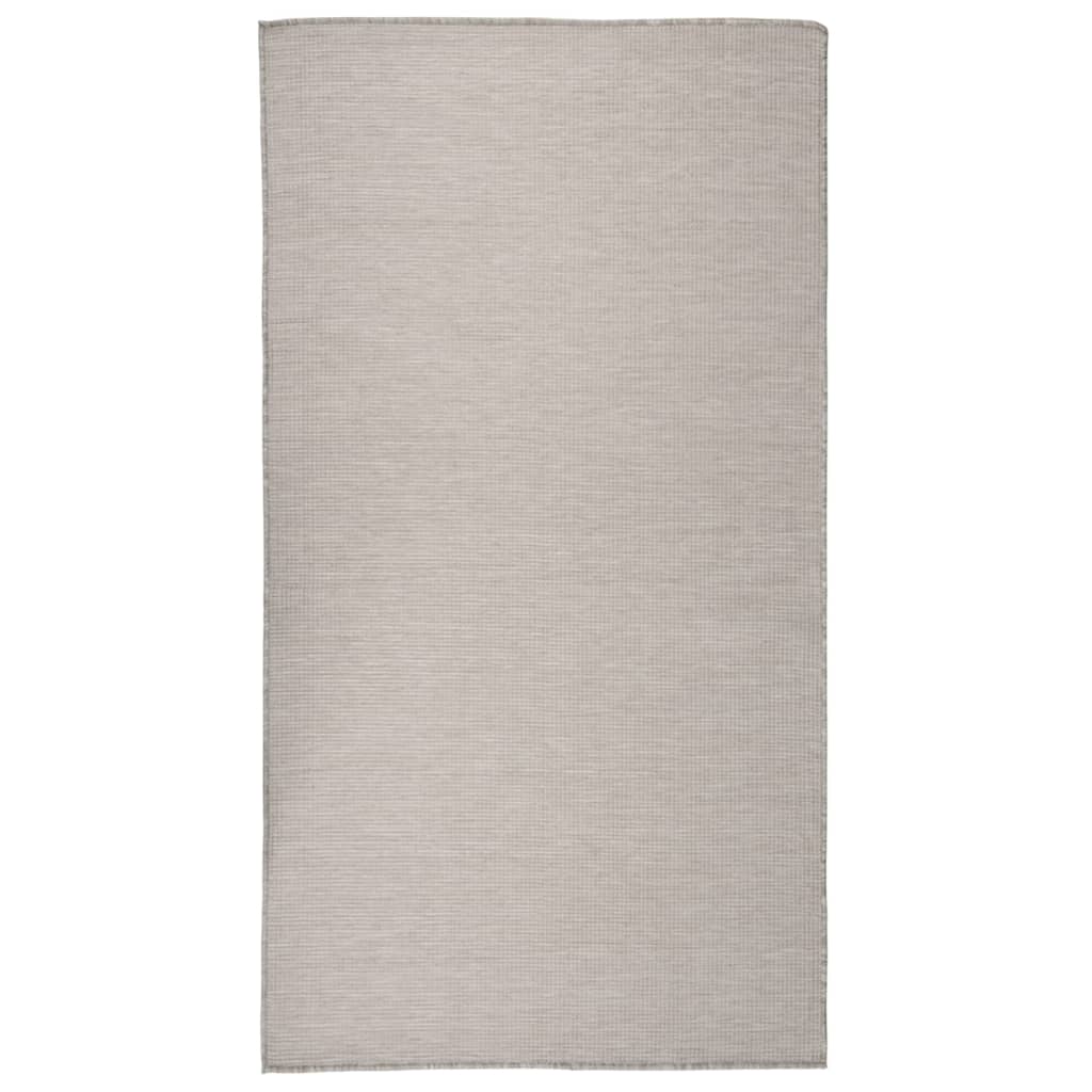 JUNG Vida Outdoor-Teppich Flachgewebe 80x150 cm Hellgrau