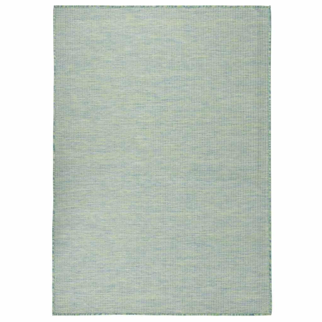 JUNG Vida Outdoor-Teppich Flachgewebe 200x280 cm Türkis