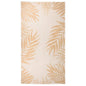 JUNG Vida Outdoor-Teppich Flachgewebe 80x150 cm Blattmuster