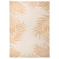 JUNG Vida Outdoor-Teppich Flachgewebe 120x170 cm Blattmuster
