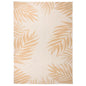 JUNG Vida Outdoor-Teppich Flachgewebe 200x280 cm Blattmuster