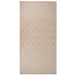 JUNG Vida Outdoor-Teppich Flachgewebe 100x200 cm Braun Gestreift