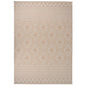 JUNG Vida Outdoor-Teppich Flachgewebe 140x200 cm Braun Gestreift
