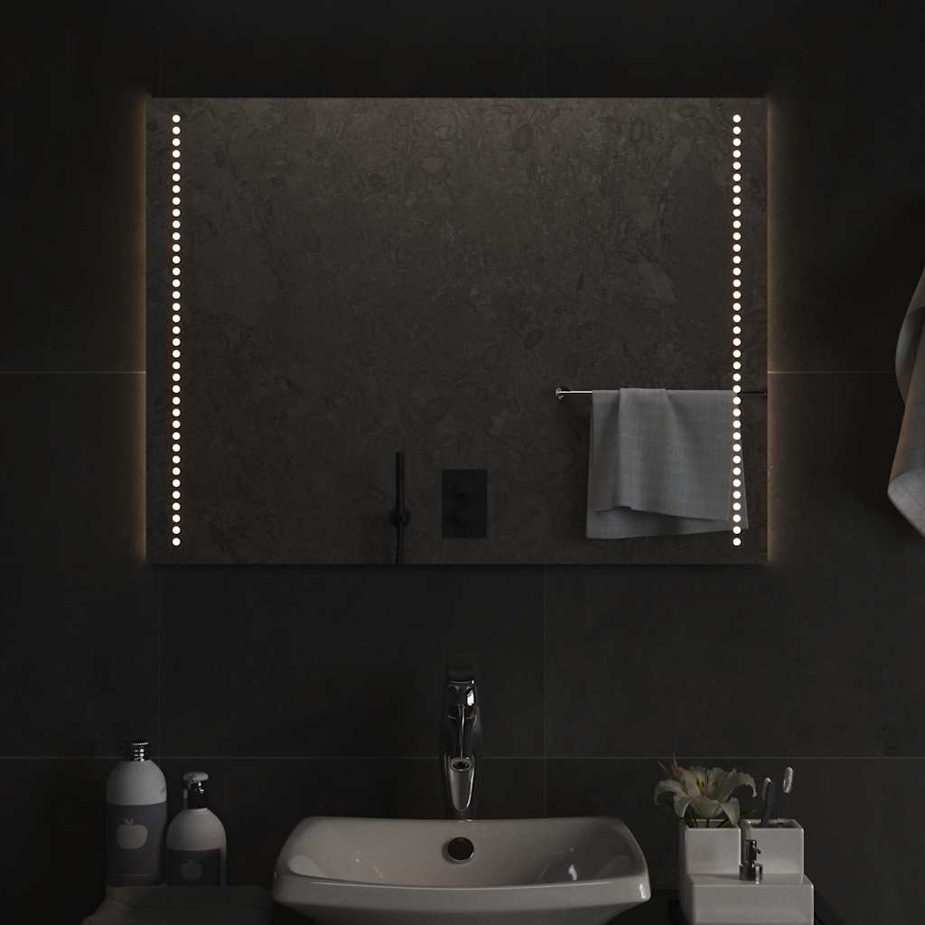 JUNG Vida LED-Badspiegel 80x60 cm