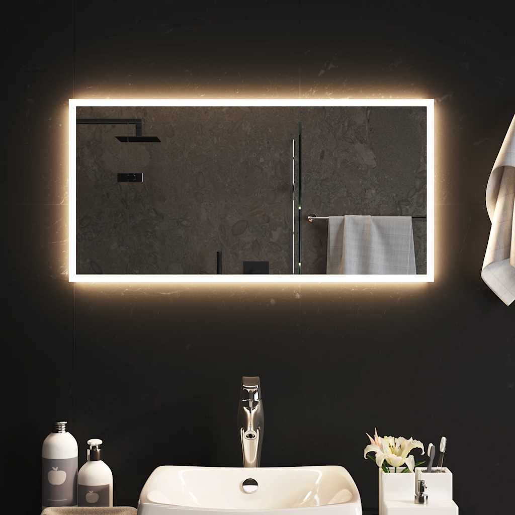 JUNG Vida LED-Badspiegel 80x40 cm