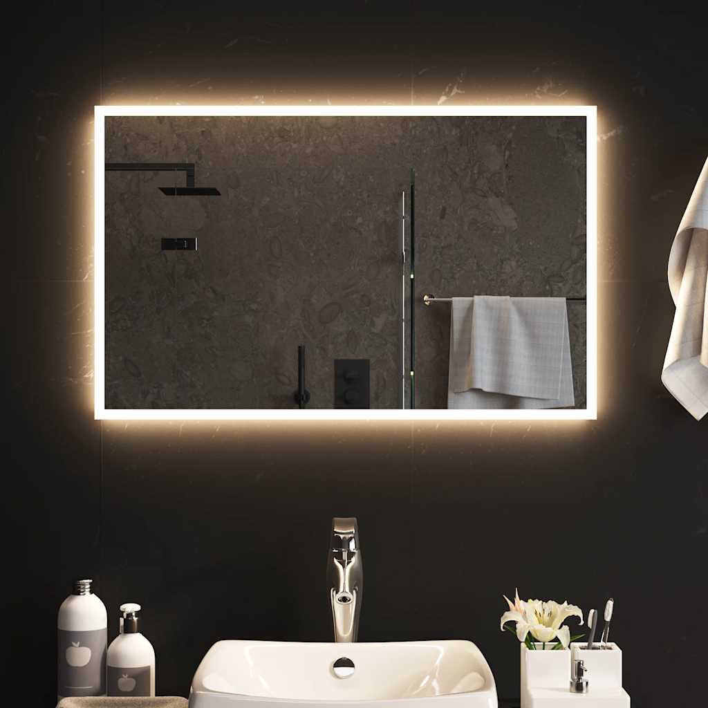 JUNG Vida LED-Badspiegel 80x50 cm