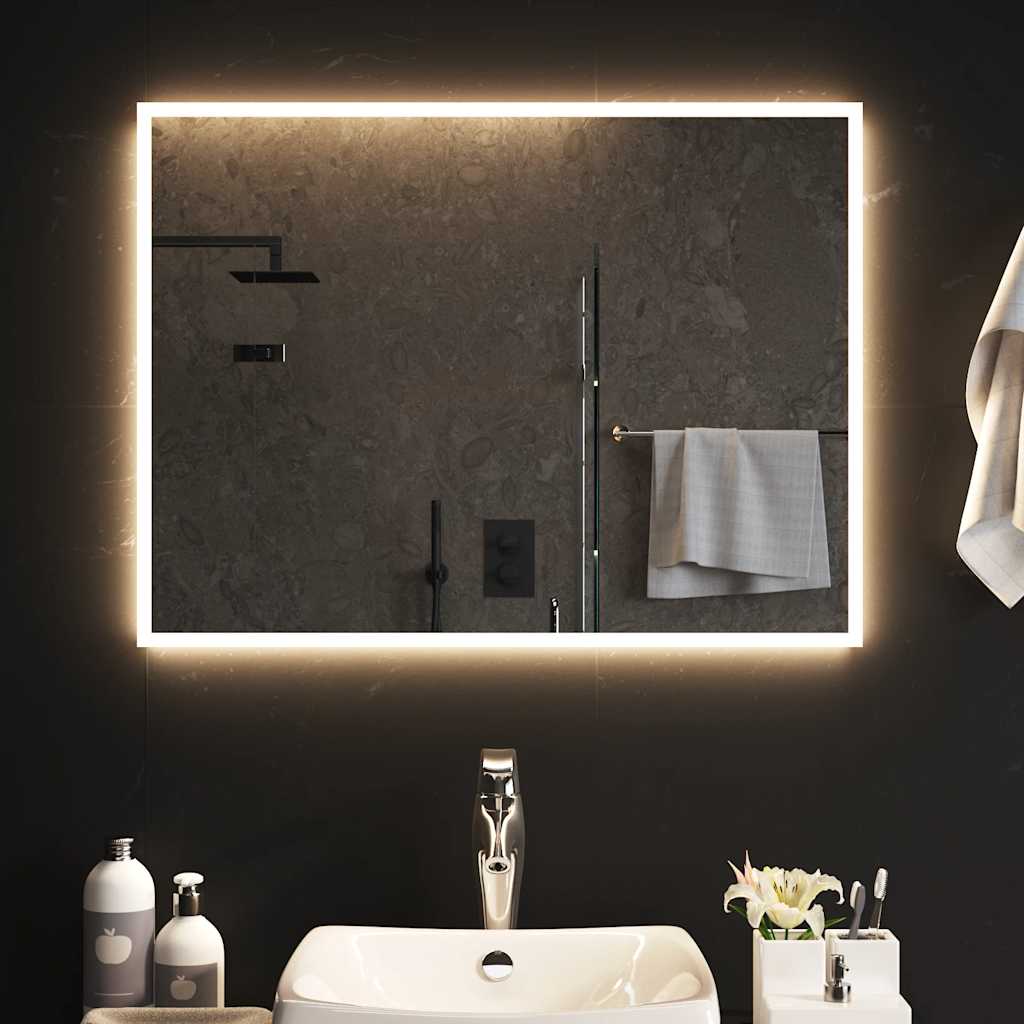 JUNG Vida LED-Badspiegel 80x60 cm