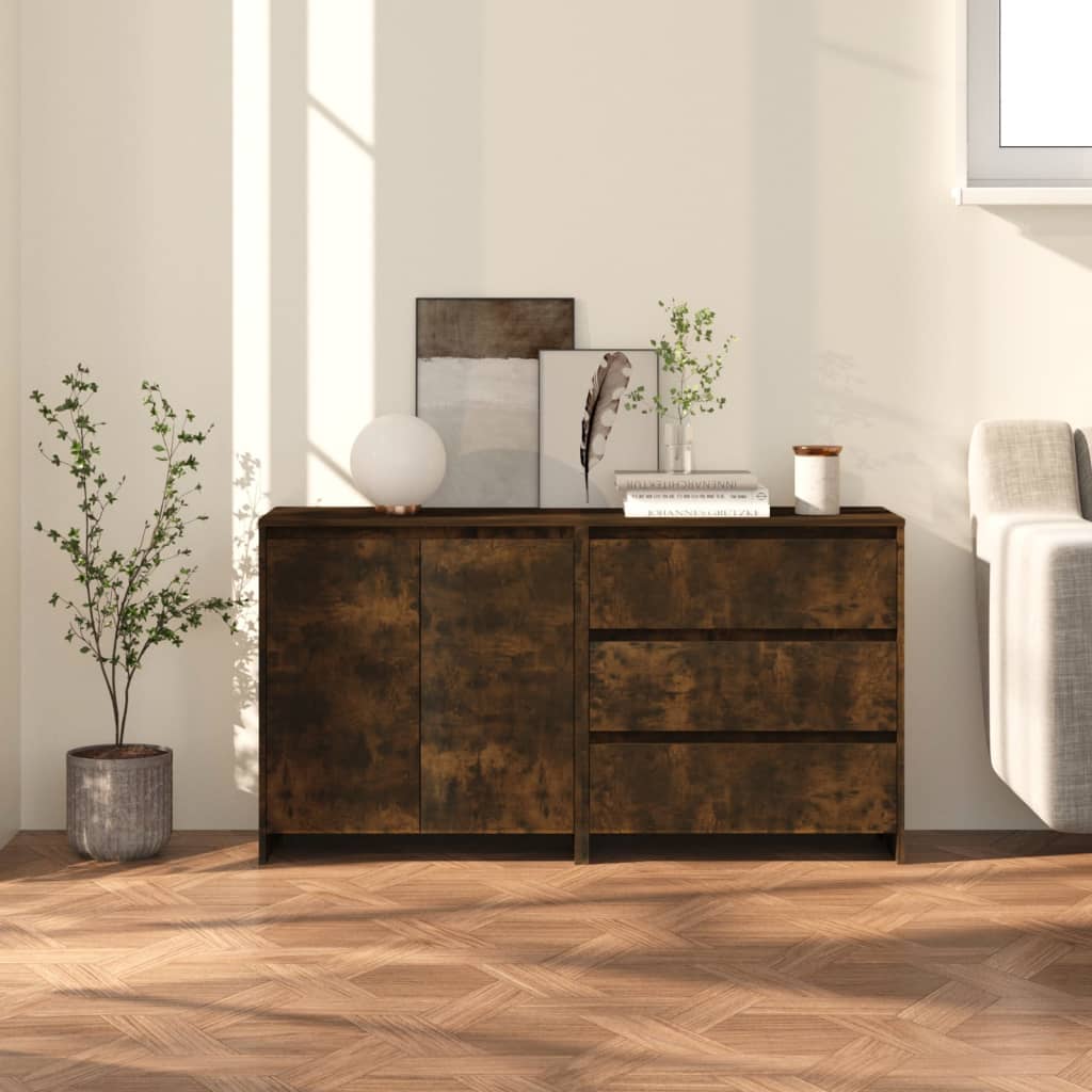 JUNG Vida 2-tlg. Sideboard Räuchereiche Holzwerkstoff
