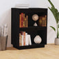 JUNG Vida Beistellschrank Schwarz 60x34x75 cm Massivholz Kiefer
