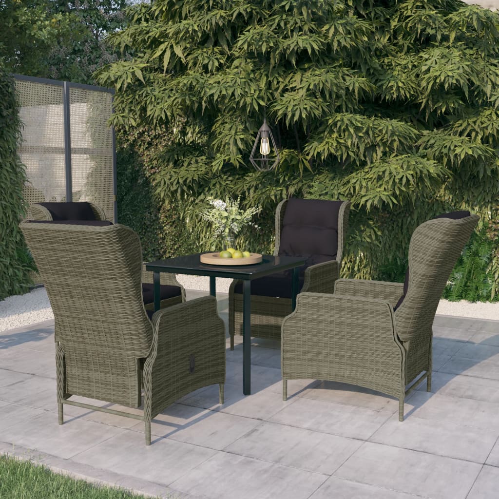 JUNG Vida 5-tlg. Garten-Essgruppe Braun