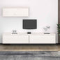 JUNG Vida 3-teiliges TV-Schrank-Set Weißes Massivholz Kiefer