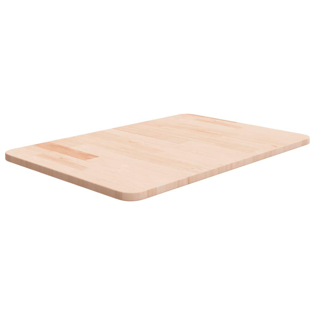 JUNG Vida Waschtischplatte 60x40x1,5 cm Massivholz Unbehandelt