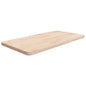 JUNG Vida Waschtischplatte 80x40x2,5cm cm Massivholz Unbehandelt