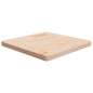 JUNG Vida Tischplatte Quadratisch 60x60x4 cm Eichenholz Unbehandelt