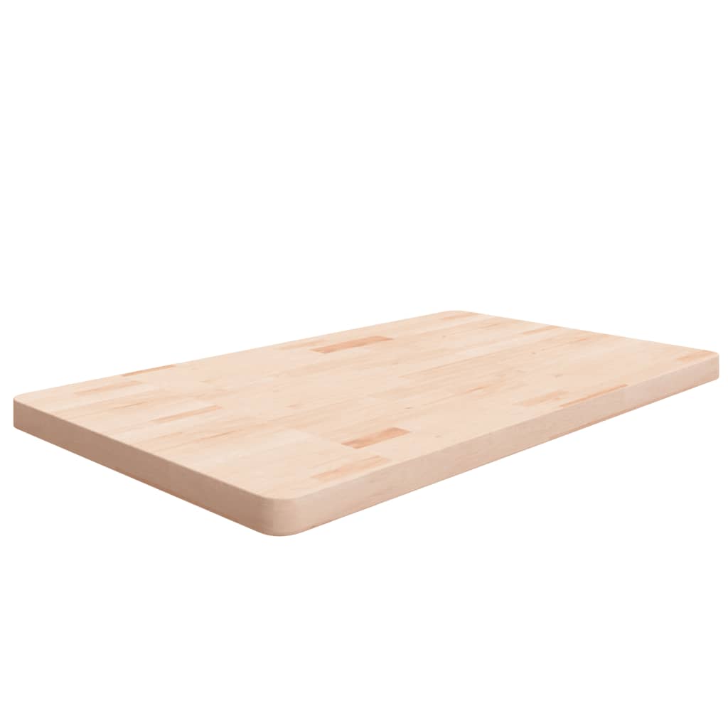 JUNG Vida Waschtischplatte 100x60x4 cm Massivholz Unbehandelt