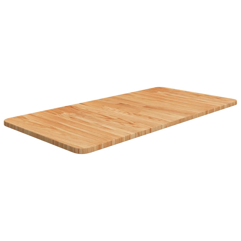 JUNG Vida Waschtischplatte Hellbraun 80x40x1,5 cm Massivholz Behandelt