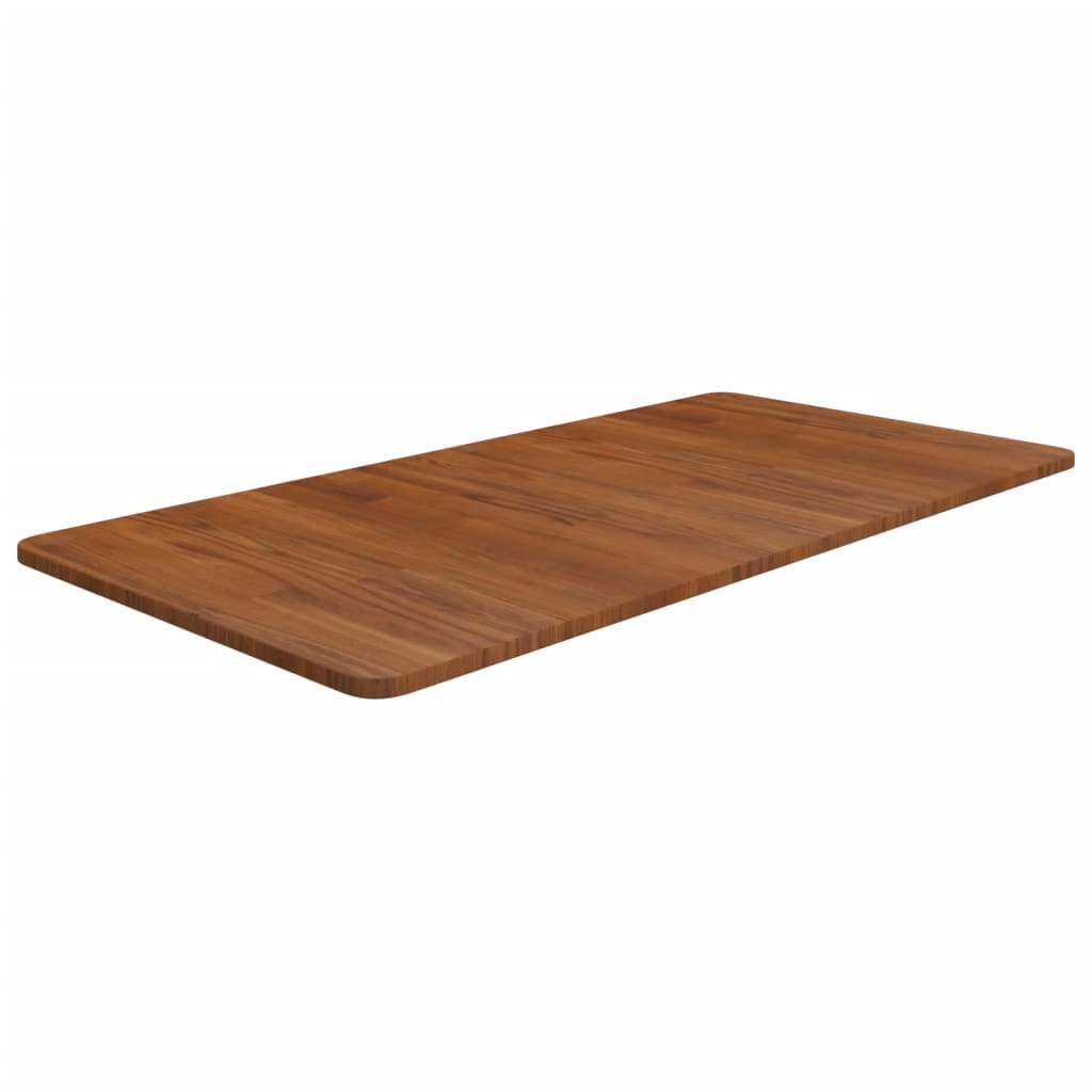 JUNG Vida Waschtischplatte Dunkelbraun 100x50x1,5 cm Massivholz Behandelt
