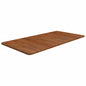 JUNG Vida Waschtischplatte Dunkelbraun 100x50x1,5 cm Massivholz Behandelt